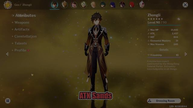 Zhongli: ATK Sands vs HP Sands Comparison | Burst Support Build | Genshin Impact смотреть онлайн