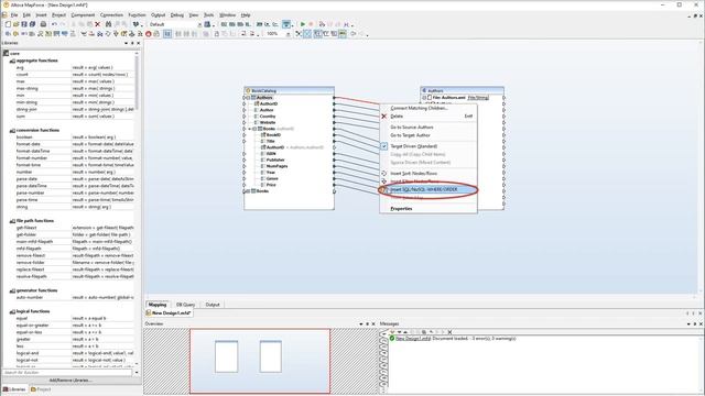 Database to XML Conversion in MapForce смотреть онлайн
