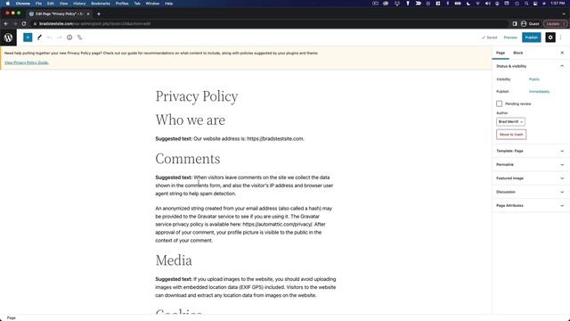 How To Create A Privacy Policy In WordPress AUTOMATICALLY смотреть онлайн