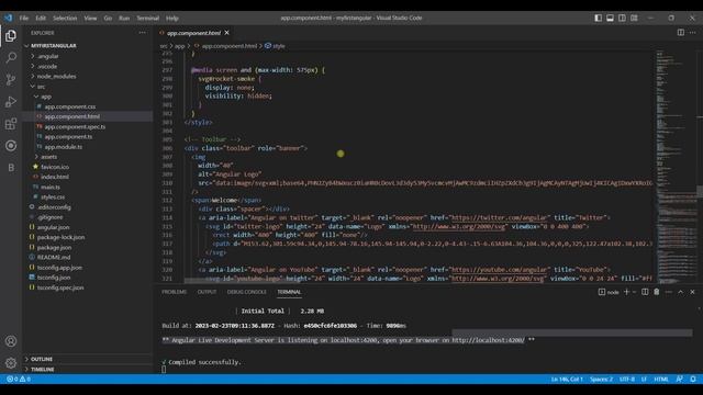 How to Create First Angular Project | How to Create Angular Project Using Visual Studio Code 2023 смотреть онлайн