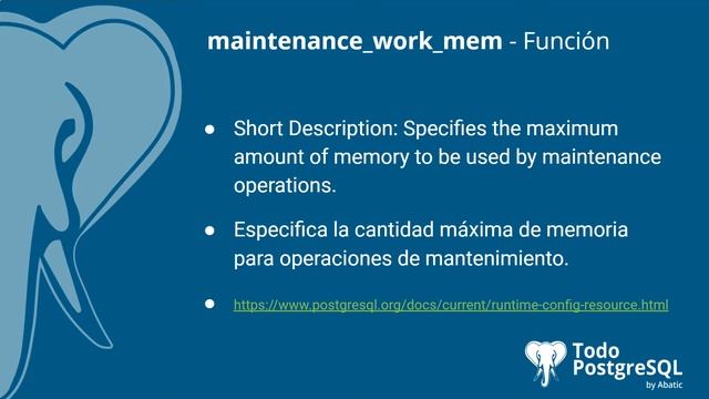 Píldoras PostgreSQL - Episodio 28 - Parámetro maintenance_work_mem смотреть онлайн