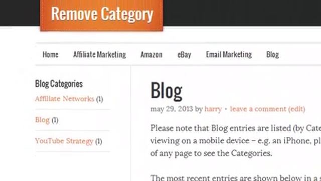Hide or conceal a blog category in Wordpress смотреть онлайн
