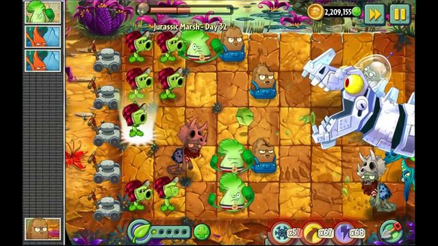 Растения против зомби 2/Plants vs Zombies 2 :Jurassic Marsh Final смотреть онлайн