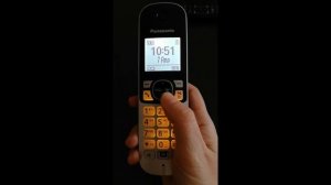 Panasonic KX TG6811- Menu display-Change language
