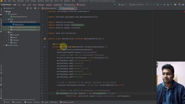 Class 142 - Quake Report | Android App Development Complete Course In Hindi смотреть онлайн