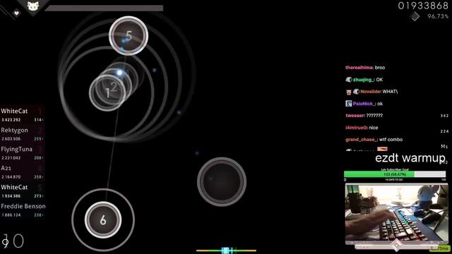 osu! GODMODE on 10* RABBIT JUMP MAP | WhiteCat смотреть онлайн
