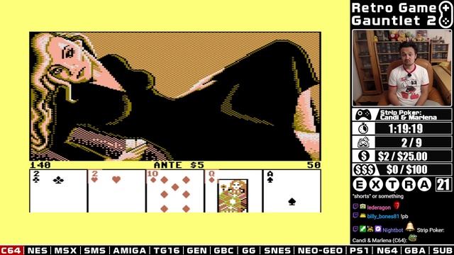 RGG S02E142 - Strip Poker: Candi & Marlena (C64)