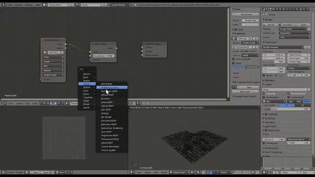 How to Create a Leaf Texture in Blender 2.78- cycle смотреть онлайн