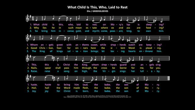 What Child Is This, Who, Laid to Rest [Dix / GREENSLEEVES] trad. смотреть онлайн