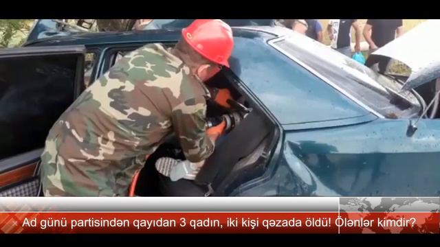 Dəhşətli qəzada ölən 3 qadın 2 kişi ad günündən qayıdırmış. Kim olduqları müəyyənləşdi! смотреть онлайн