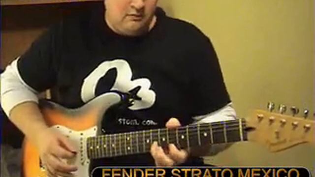 Fender Stratocaster MEXICO смотреть онлайн