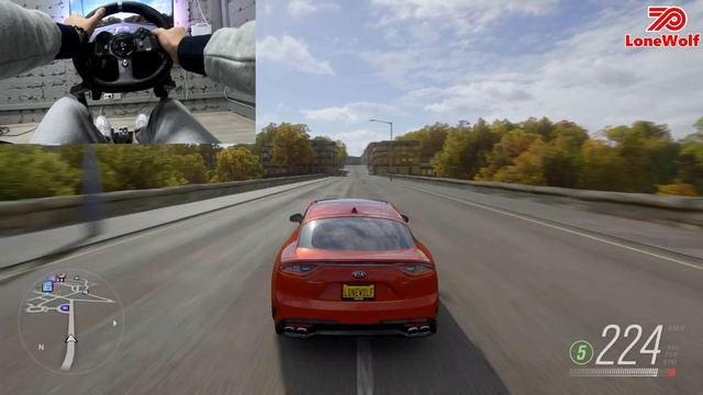 Driving the KIA SINGER in Forza Horizon 4 (FH4) | GoPro | Logitech g920 gameplay | xbox series x смотреть онлайн