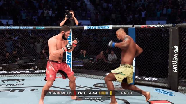 Khabib Nurmagomedov Vs Jailton Almeida Full Fight - UFC 5 Fight Of The Night