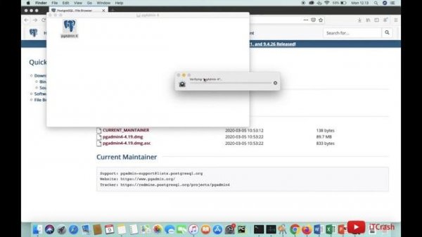 How to install pgAdmin on Mac OS