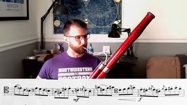 Uhl Fifteen Etudes for Bassoon no 13 смотреть онлайн