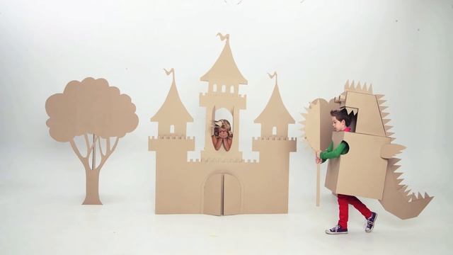 Прикольный клип из картона / Cool paper video смотреть онлайн