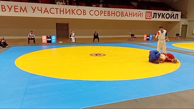 Первенство России по самбо до 24 лет. Финал 54 кг: Юлия Молчанова — Елизавета Сыщикова смотреть онлайн
