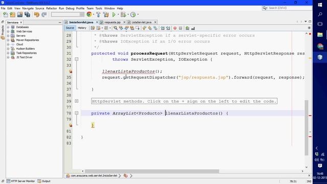Llenar select con ArrayList, Java EE + Servlet смотреть онлайн