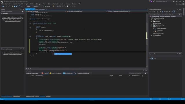 QuickTip #333 - C# Visual Studio .NET Tutorial - iText# PDF Chapter Sections смотреть онлайн