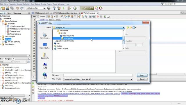 org.json JAR file import to NetBeans 11.2 смотреть онлайн