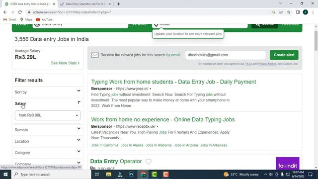 DATA ENTRY JOB 💻😎| Earn Rs. 500 Daily | Typing Jobs From Home | No Investment смотреть онлайн
