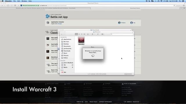 Install Warcraft 3 on Mac OS X смотреть онлайн