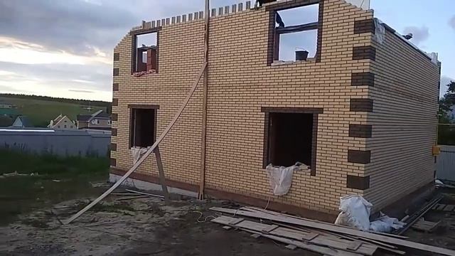 Строительство дома , как сделать франтон мансардного этажа смотреть онлайн