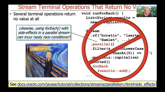 Java Streams Terminal Operations: forEach() and forEachOrdered() смотреть онлайн