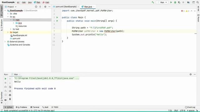 #2 Create First PDF : iText Java Tutorial смотреть онлайн