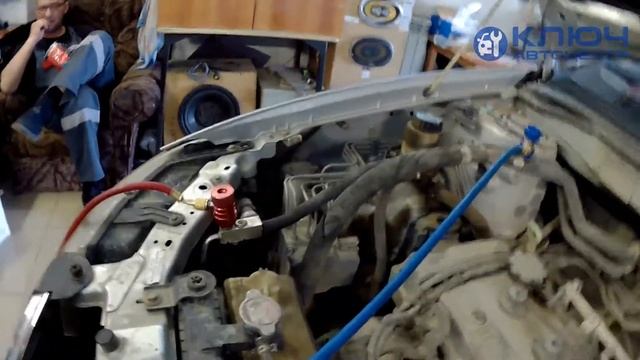 Ремонт и заправка кондиционера LIFAN Solano. АЦ "КЛЮЧ". (формат 16:9 HD). смотреть онлайн