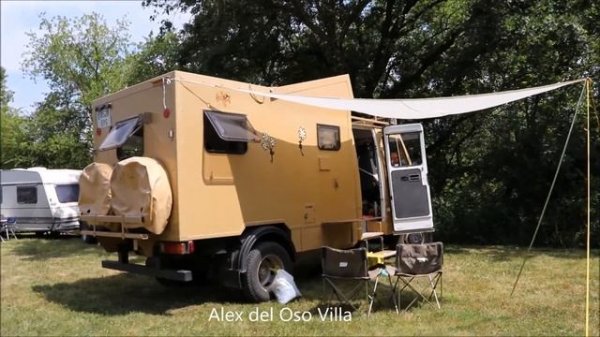 Mercedes Benz Vario 814d. 4x4. Adventure truck.