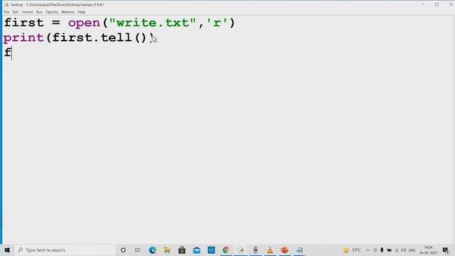 #6 #olevel #ALevel #Chapter7 #file #processing #handling | seek() function on file in python #seek смотреть онлайн