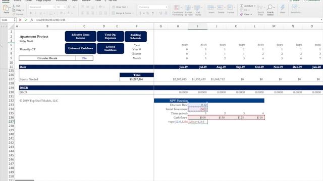 Excel Formulas for Private Equity: How to Calculate Net Present Value (NPV) смотреть онлайн