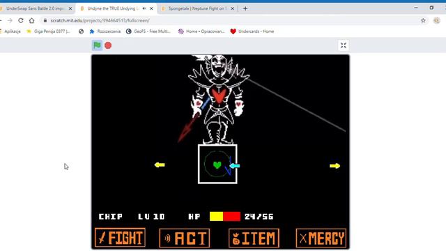 [SCRATCH] Undertale Undyne The TRUE Undying / Undyne The Undying Hard Mode