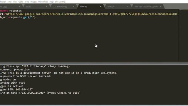 PYTHON CODE URL SHORT IN 4 LINE смотреть онлайн