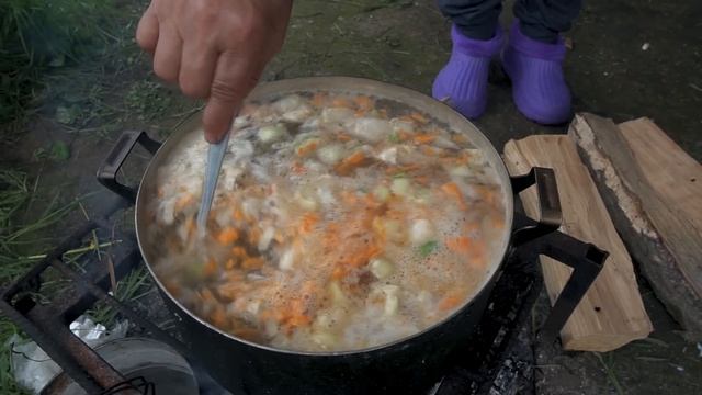 Taiga Village Without  Roads And Communications. Life In Severe Conditions Of Russia.