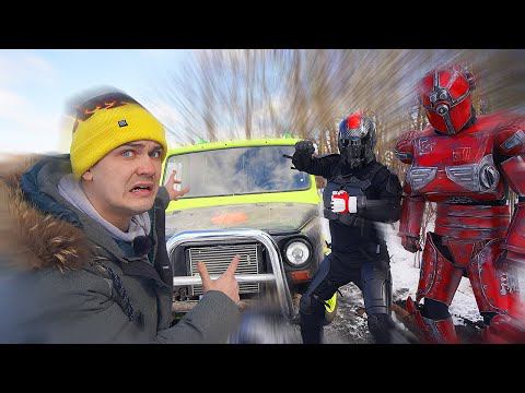 Киберсолдат и Мехабот получили машину времени, а там...