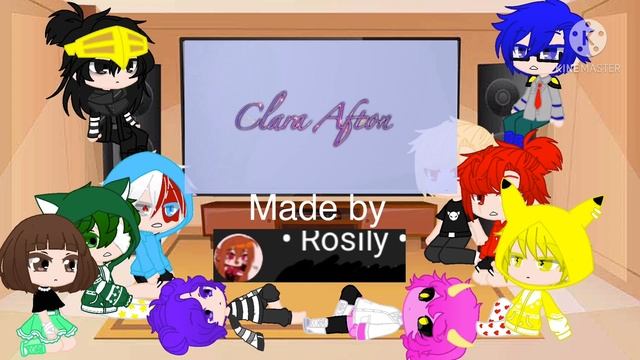 Mha react to Afton family (William Afton and Clara Afton) смотреть онлайн