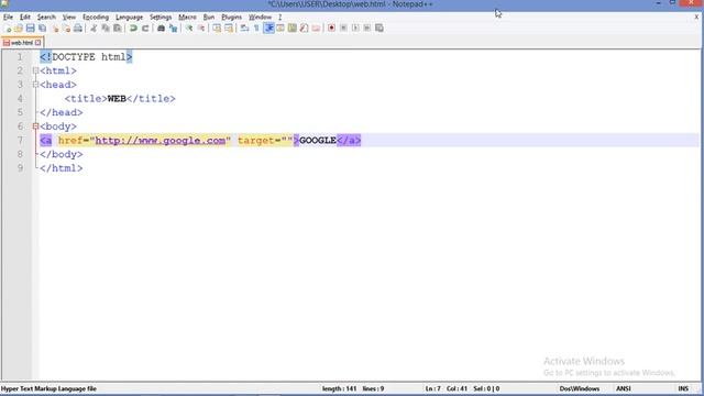 html link | html link to another page | html link tag (part - 5) | HINDI смотреть онлайн