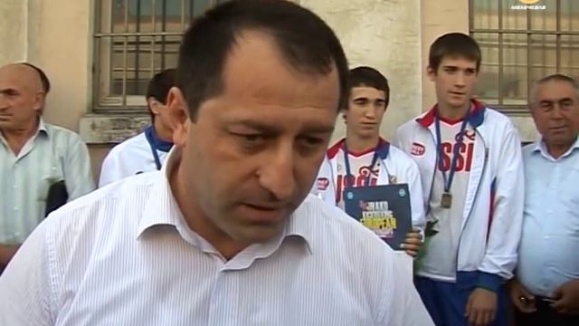 Встреча дагестанских спортсменов в Махачкале смотреть онлайн