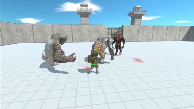 KOZAROG WITH OLD GORO VS BOSS & MINIBOSS - Animal Revolt Battle Simulator смотреть онлайн