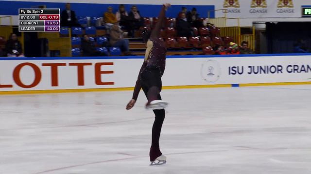 Gian-Quen Isaacs (RSA) | Ladies Short Program | Gdansk 2019 смотреть онлайн