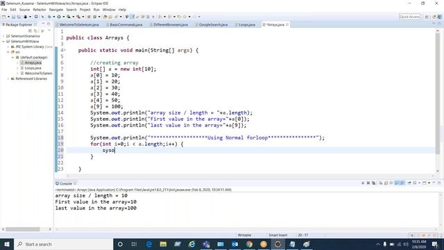 What is Array in java with example | Array In Java | Selenium web-driver | BIX IT ACADEMY смотреть онлайн