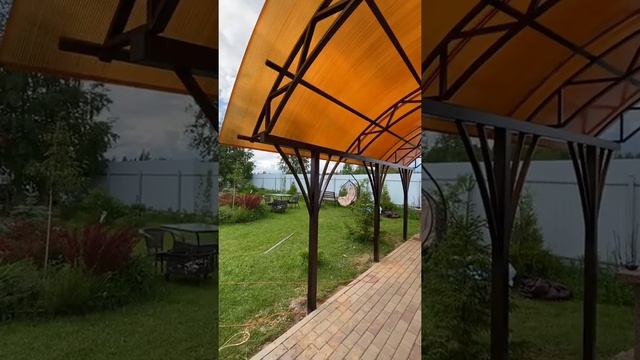 Навесы из поликарбоната Спецкаркас смотреть онлайн