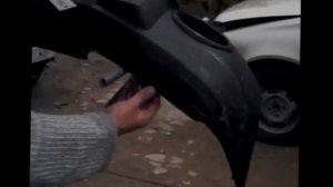 Как выровнить пластик на бампере. С помощью строительного фена