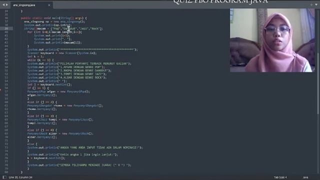 Penjelasan Program Java (Sublime Text) смотреть онлайн