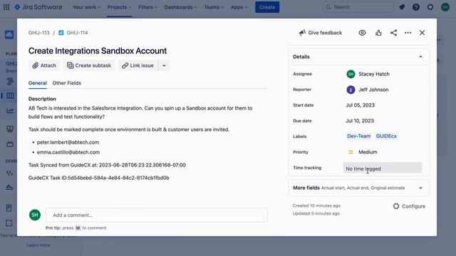 Jira Integration смотреть онлайн
