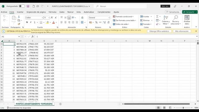 IMPORTAR PUNTOS DE FORMATO .CSV O .TXT A AUTOCAD CIVIL 3D смотреть онлайн