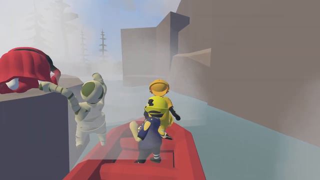 HUMAN FALL FLAT (Хьюман фолл флет) - Boat, Party!!