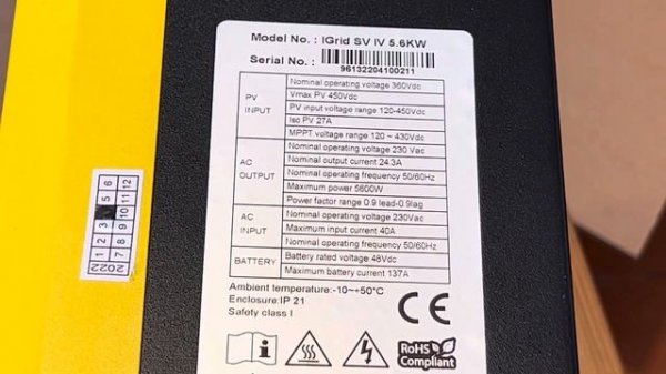 EASUN solar inverter igrid sv iv 5.6kw